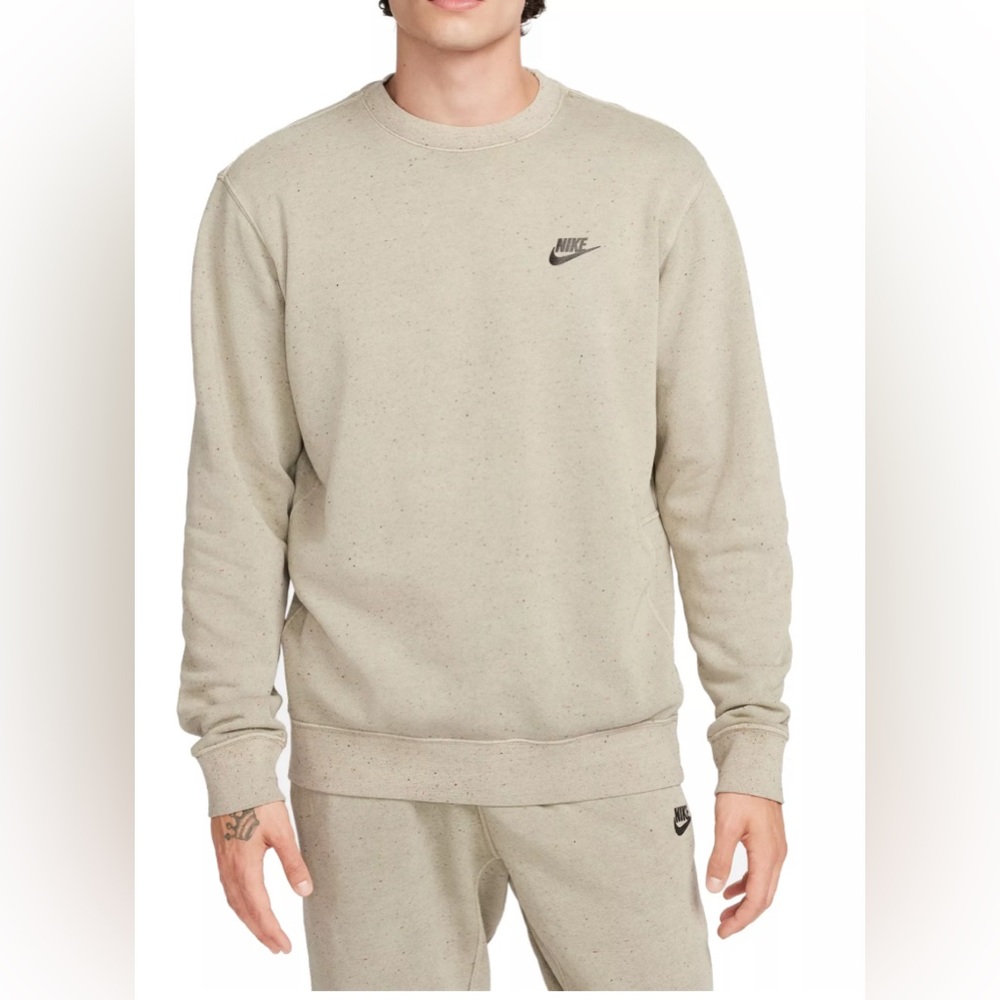 Nike Men's Sportswear Club Fleece Revival Crewneck Sweatshirt LARGE